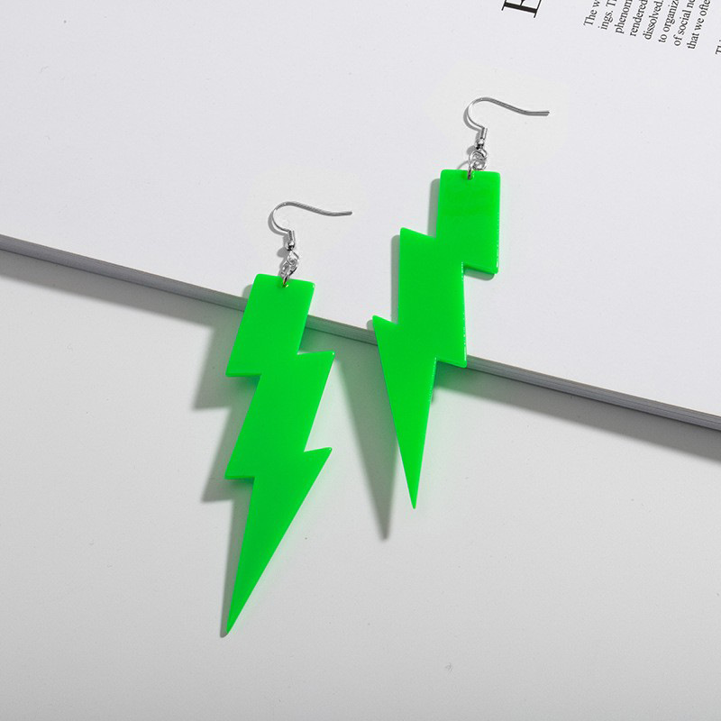 Novelty Lightning Arylic Women's Drop Earrings 1 Pair display picture 4