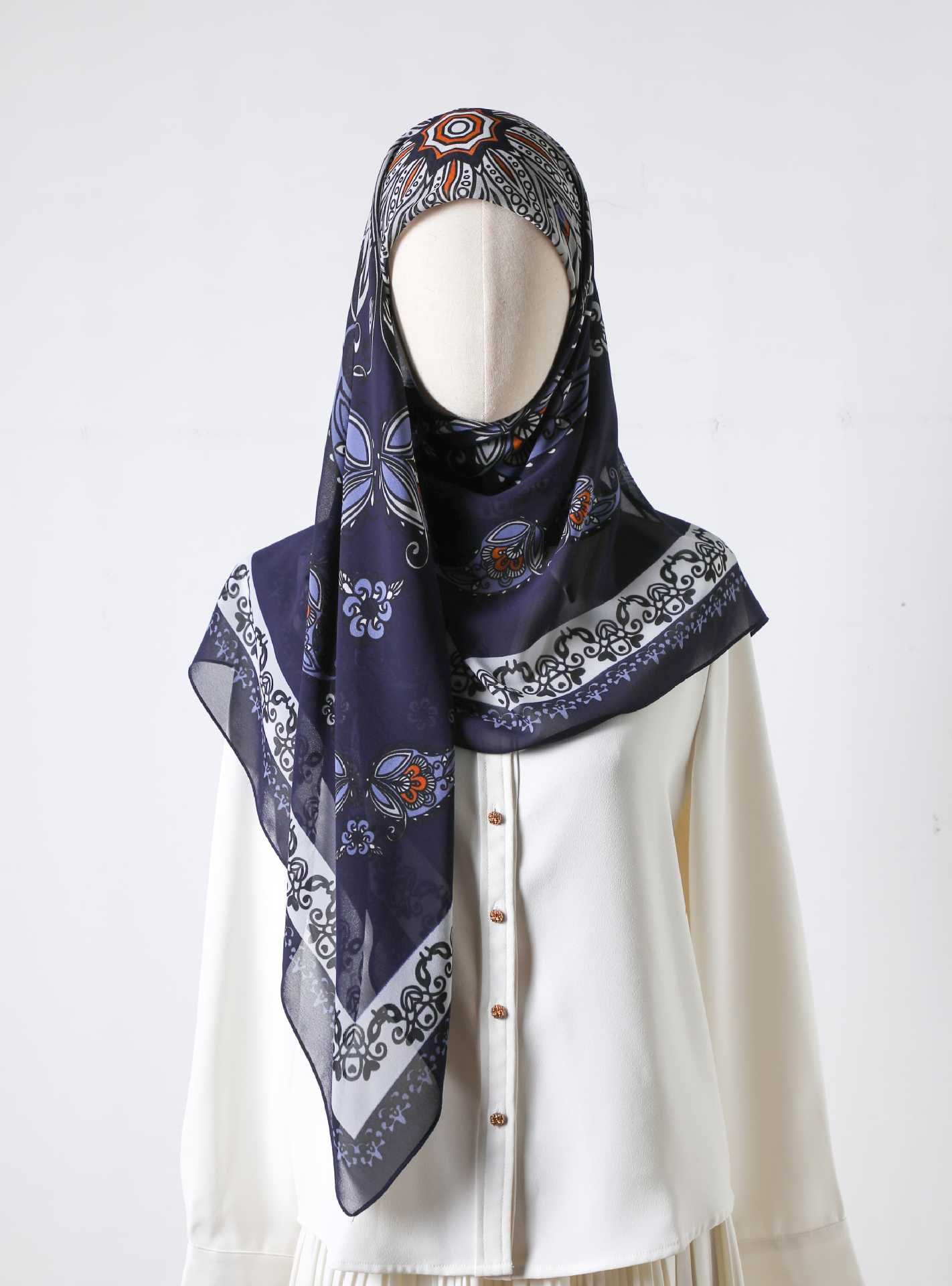 110 크리스탈 쉬폰 01 [사파이어 블루]