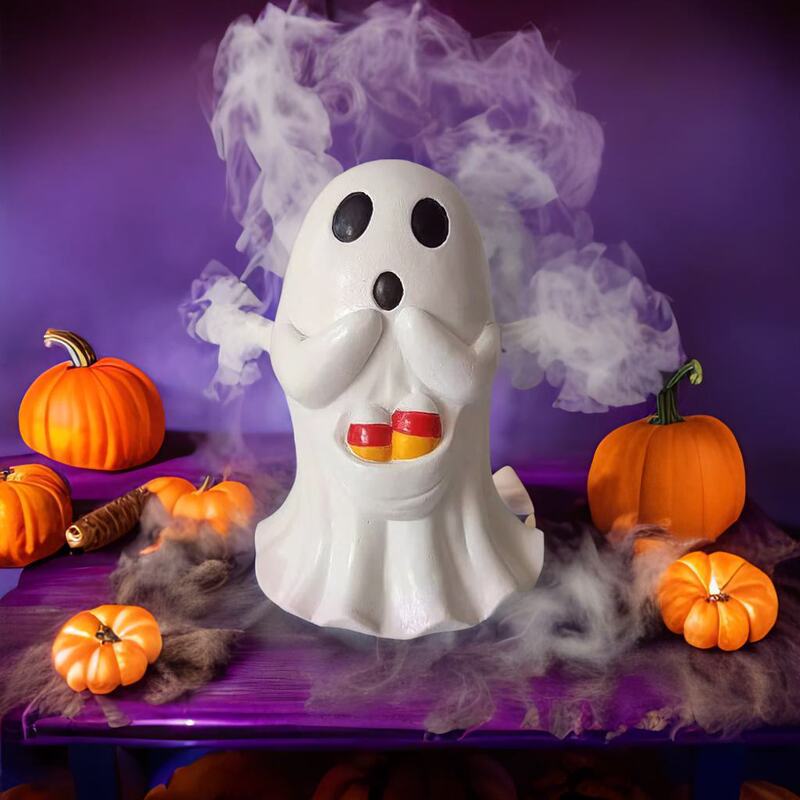 クロスボーダー新製品ハロウィンかわいいゴースト装飾品樹脂工芸品ゴーストキャンディー家の装飾装飾品|undefined