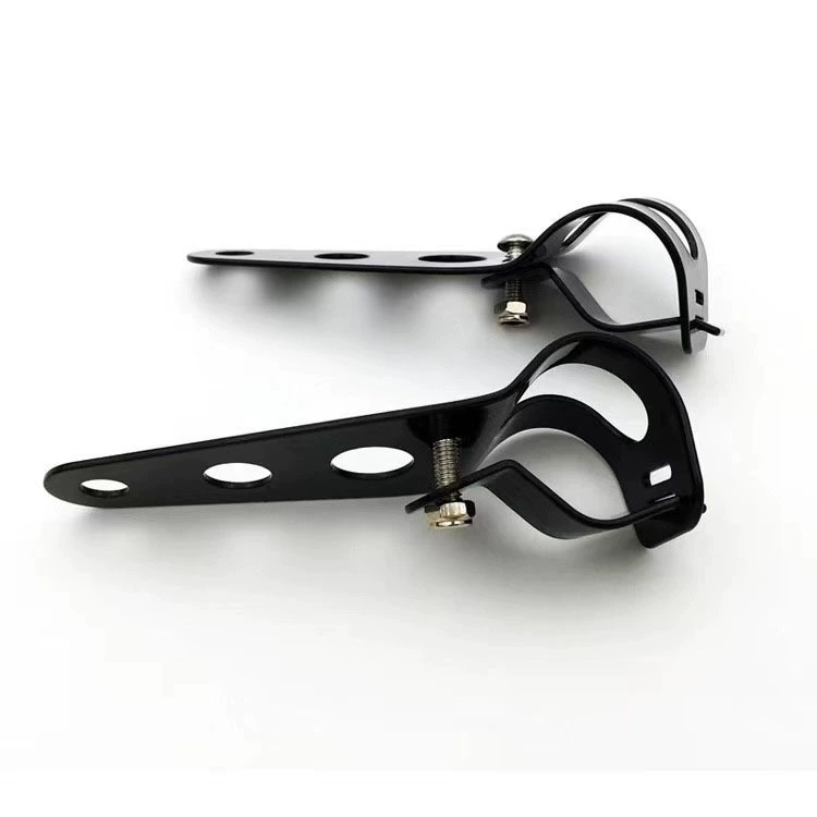 Tubing, shock-absorbing aluminum bracket, adjustable black support frame
