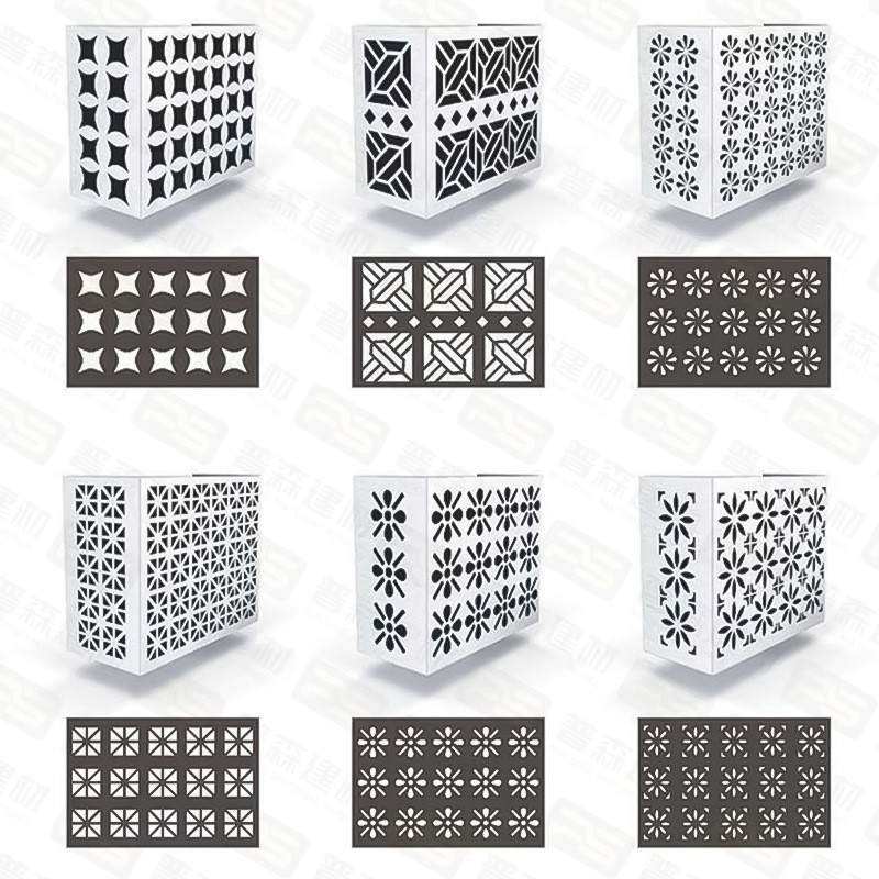 专用百叶窗挂机空调出风口改装燃气鞋柜百叶窗工字槽分口检修口