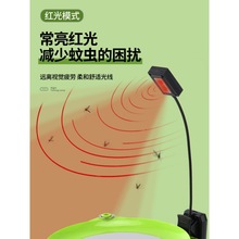 夜钓灯防蚊感应上饵灯钓鱼灯饵料盘灯拉饵灯LED充电饵灯垂钓渔具