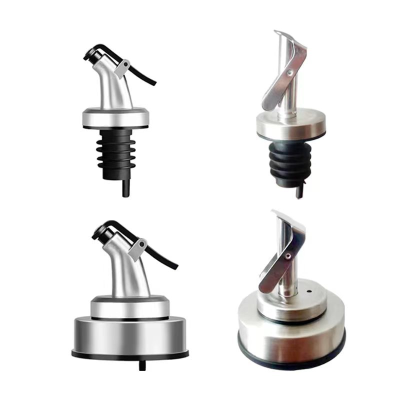 Boquilla de aceite tapa de botella de aceite tapones a prueba de fugas para artículos de cocina tipo prensado para abrir y cerrar automáticamente tapones de botella de aceite de vertido de salsa de soja