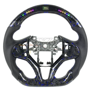 Suitable for Honda Fit GK5 Binzhi XRV upgrade LED carbon fiber modified steering wheel 2015-2019