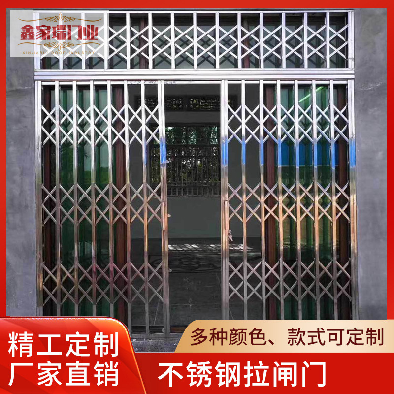 304 Stainless Steel Sliding Gate for Self-Built Houses, Balcony Anti-Theft Doors and Windows, Retractable Sliding Doors for Shops and Warehouses 304 Stainless Steel Sliding Gate for Self-Built Houses, Balcony Anti-Theft Doors and Windows, Retractable Sliding Doors for Shops and Warehouses