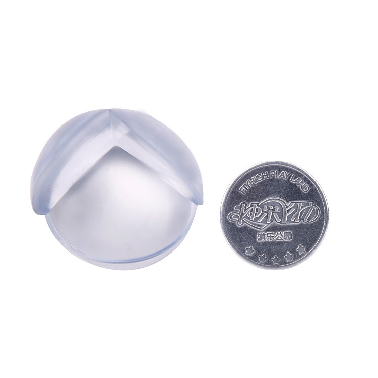 Ángulo de silicona transparente a prueba de colisiones cubierta de esquina de mesa de seguridad infantil goma de respaldo no perforada muebles mesa de té protección contra golpes image 5
