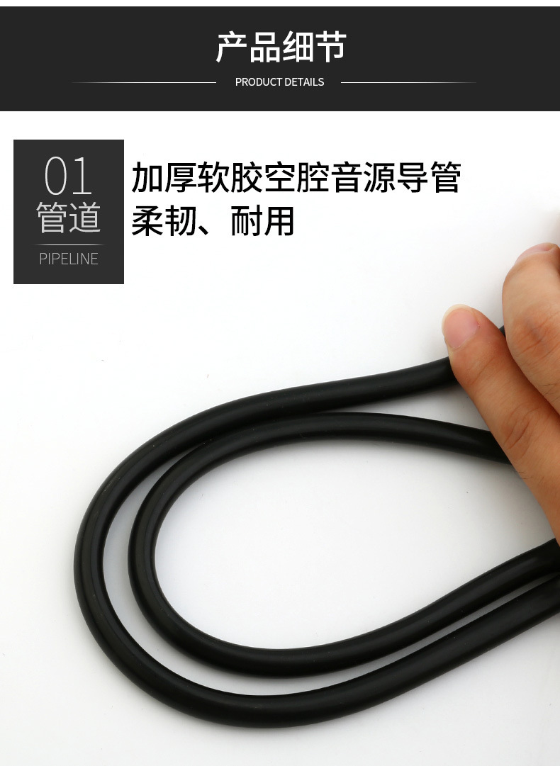 Car engine stethoscope for diagnosing abnormal noise in cylinders and pulleys without disassembly, diagnostic tool for car maintenance and repair