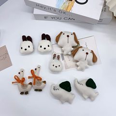 Ins風韓国式布芸アニメウサギの手作りブローチ赤ちゃん服靴下バッジdiyペンダントアクセサリー