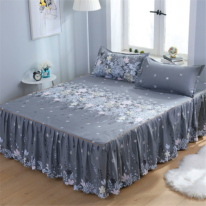 Una sola cubierta de cama de color sólido cubierta de cama de cama coreana sábanas de cama 1 m 1.5 / 2.0 m