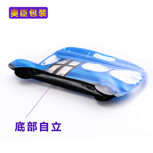 Car baking packaging bag toy plastic bag food bag parts handbag biscuits snowflakes stand-up bag