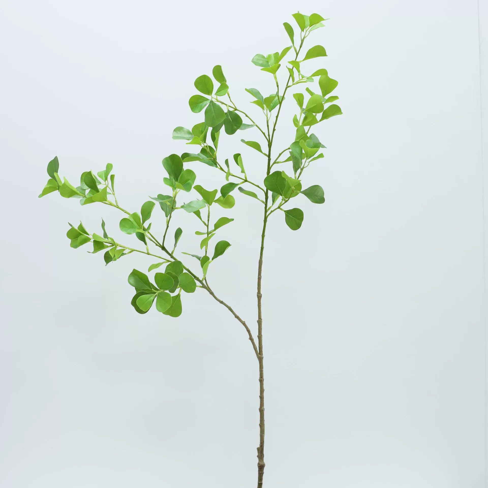 Искусственный лист сердца Banyan 2 вилки Love Banyan Feel поддельные листья Инженерное озеленение украшения дома Цветочная композиция Аксессуары листья дерева