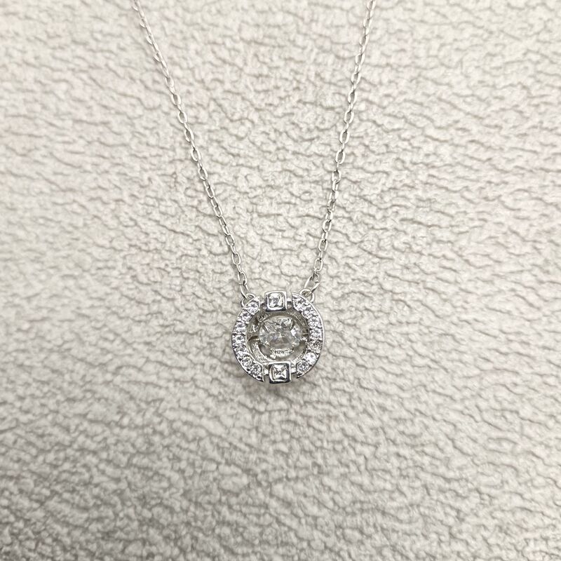 女性用の高バージョンのShijia Beating Heartネックレス、スマートでクラシック、多用途、ハイエンドの鎖骨チェーンペンダントイヤリング|undefined