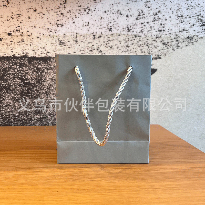 선물 가방(회색), 14.5*12.5*6cm