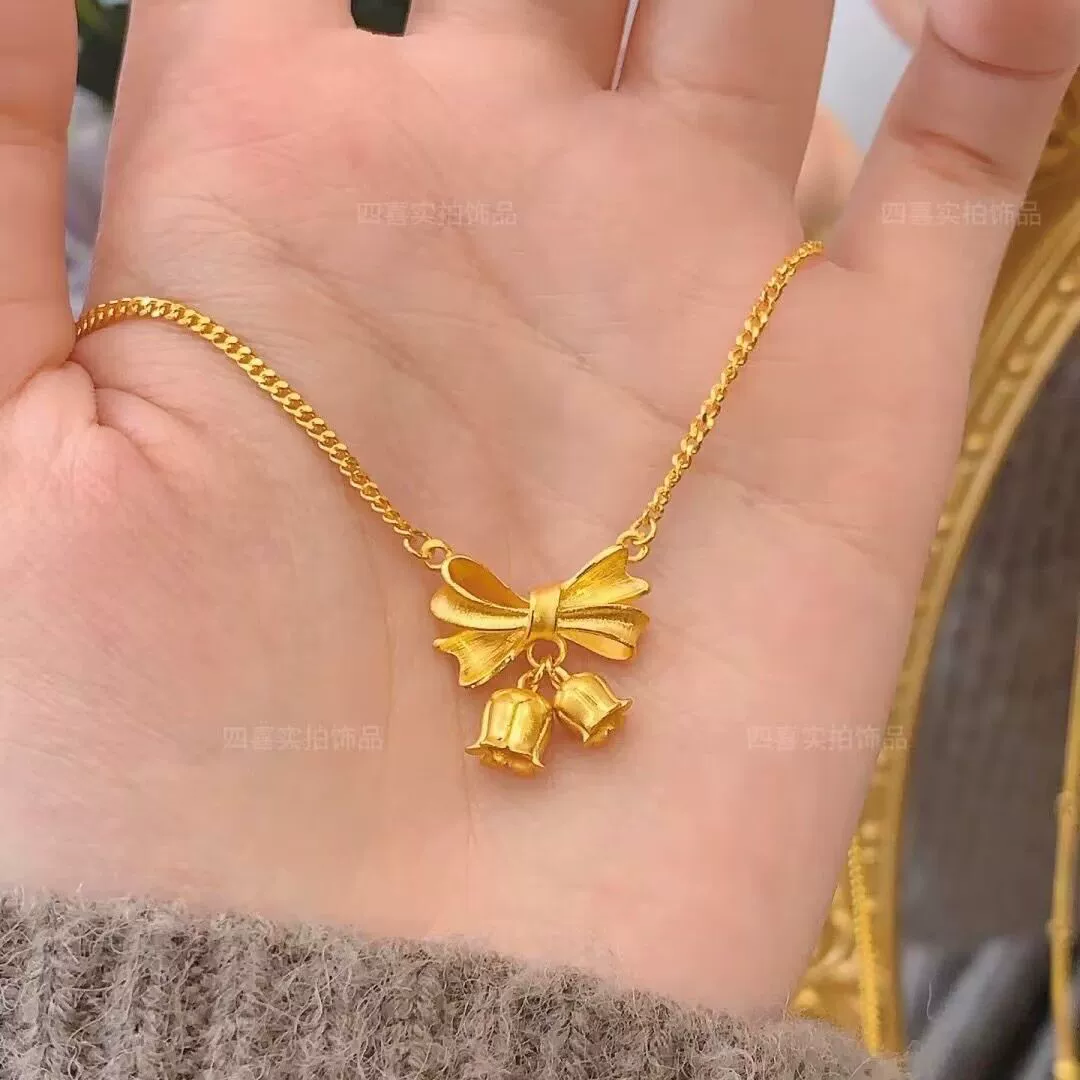 Побег принцесса лук мигающая Орхидея Ожерелье Женский темперамент ниша ключицы цепи