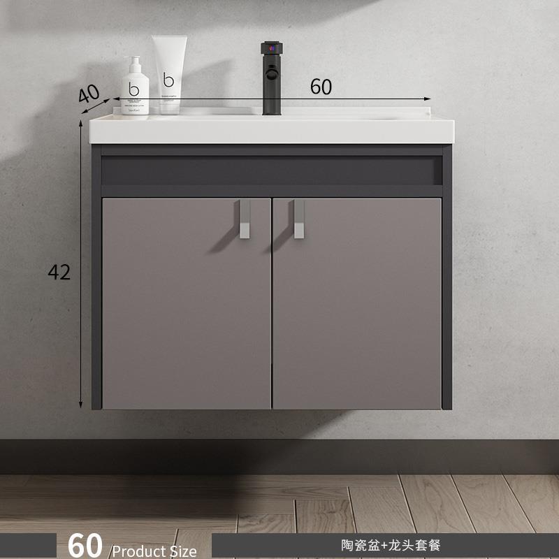 60cm lavabo de cerámica + grifo traje