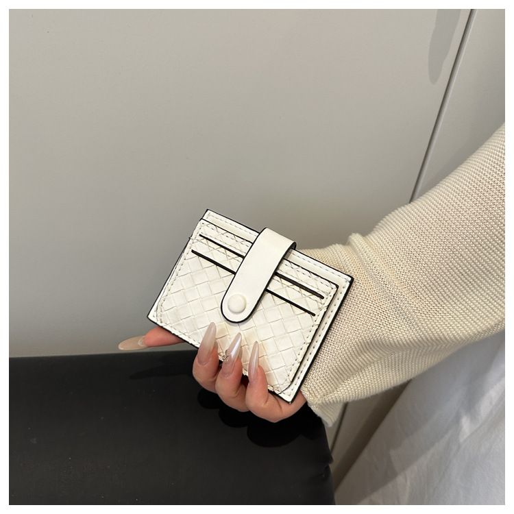 33g Weight Polyester Lining Material Magnetic Buckle Closure Type / Strap Type Card Holder Bags Type Daily Occasion PU Material Solid Color Pattern All Seasons Season Unisex Gender Basic, Classic Style Style Square Shape Unisex Solid Color PU Magnetic Buckle Card Holders 6