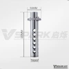 Rotating adjustable silencer, 51mm