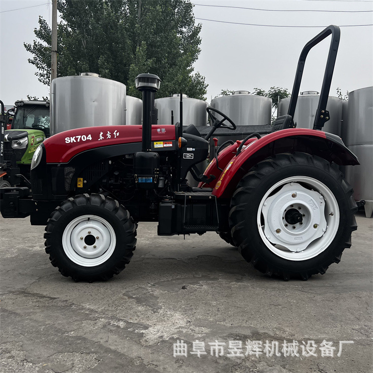 全新农用耕种拖拉机四轮四驱东方红sk704强压多路阀8+8档位