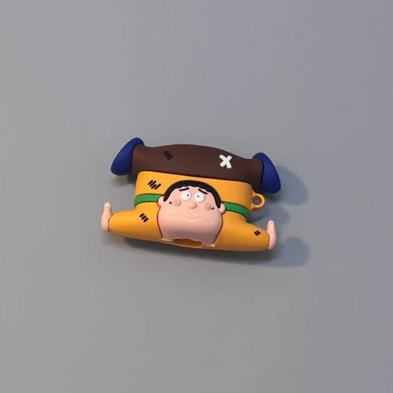 Airpods caso protector oso Apple Bluetooth auricular inalámbrico de dibujos animados lindo caja de silicona Shell aplicable