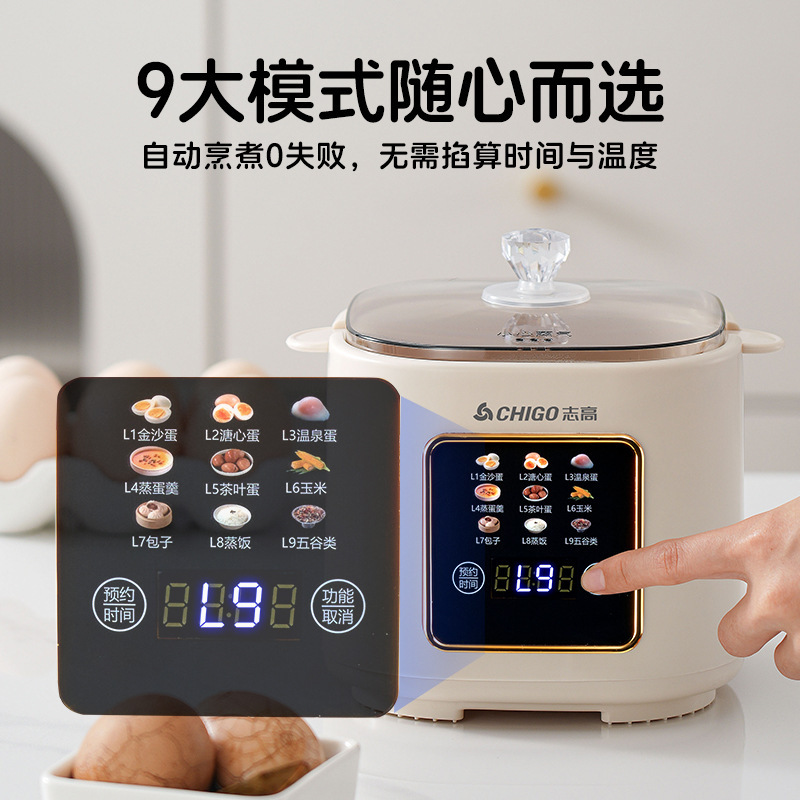 志高蒸蛋器自动电家用小型多功能煮鸡蛋预约早餐神器厂家礼品批发|undefined