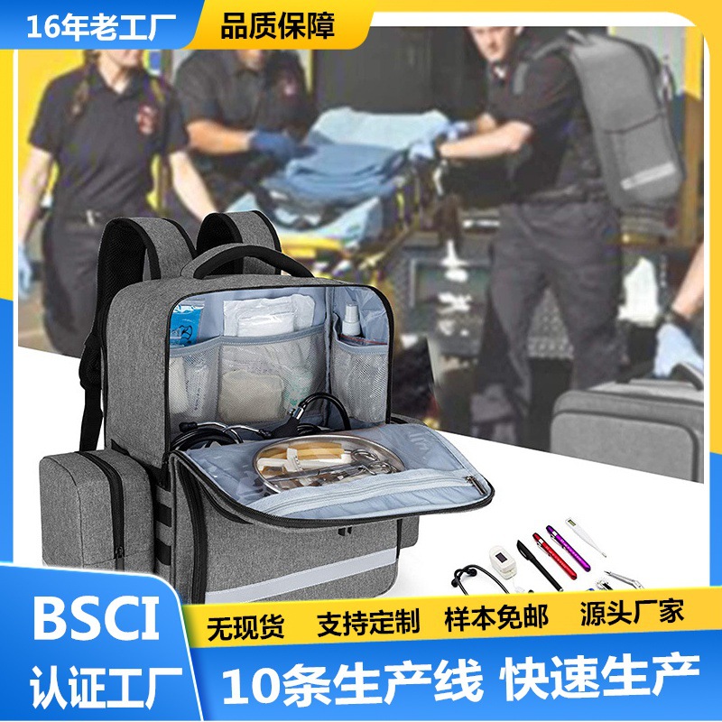 BSCI factory wholesale backpack backpack emergency rolliflower…