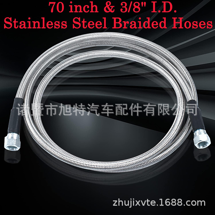 Automobile gearbox oil cooling pipe Teflon stainless steel wire 70 inch gearbox cooling hose
