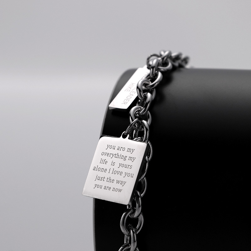 Exaggerated Multi-layer Titanium Steel Chain Necklace For Women_voghion.com