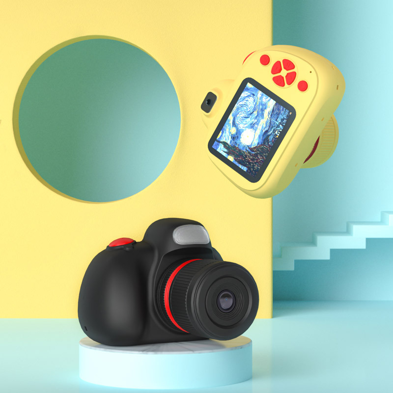 新款迷你相机可拍照小单反儿童数码运动相机跨境爆款玩具相机