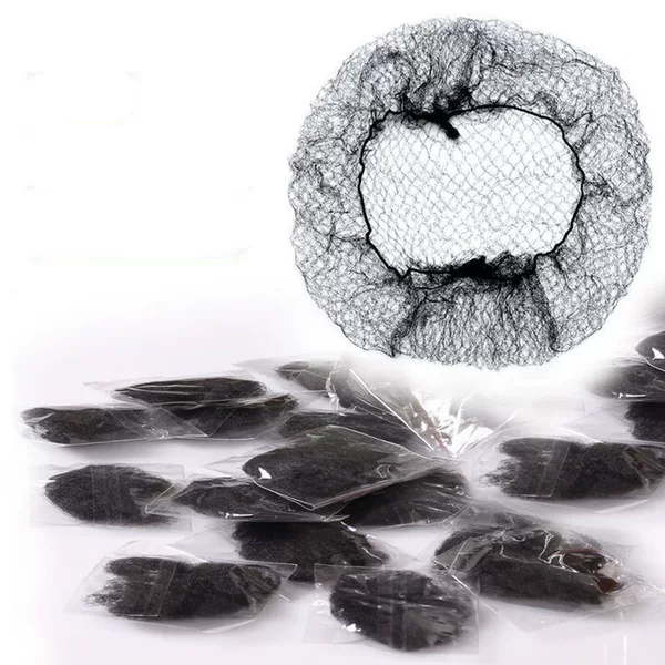 Black Invisible Hairnet for Professional Flight Attendants, Hair Styling Net for Dancers, Children's Hairnet