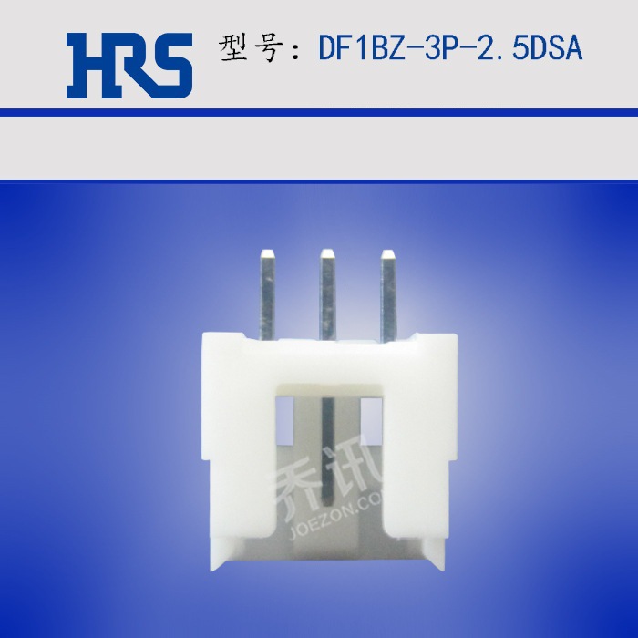 HIROSE������3pinֱ������DF1BZ-3P-2.5DSA�߶԰�HRS������