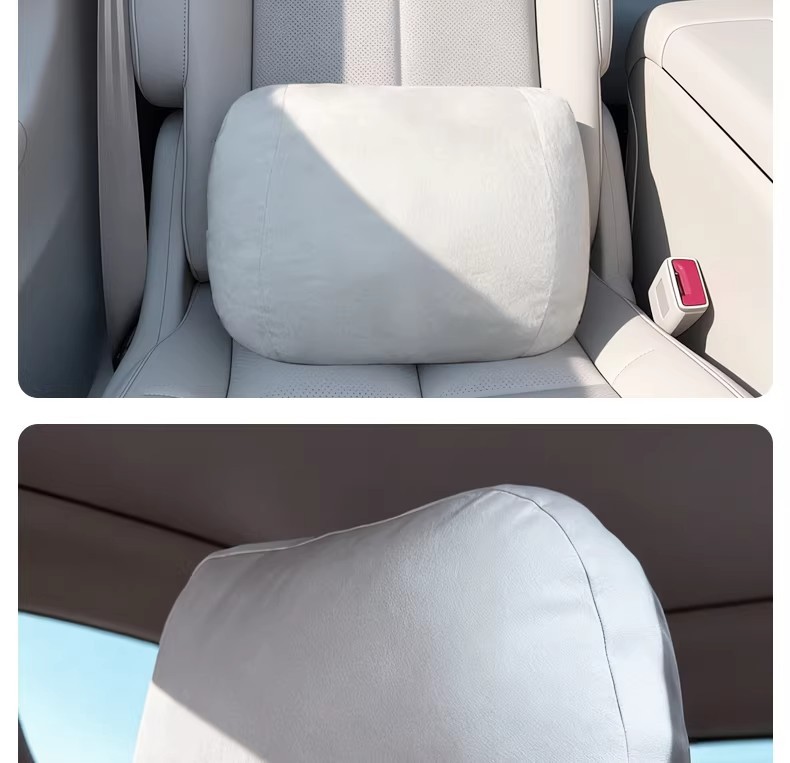 Suitable for Zhiji 26 Models Ls6/Ls8/Ls9 Headrest and Lumbar Support Cushions in Original Car Color, Driving Neck Pillow and Lumbar Support Cushion