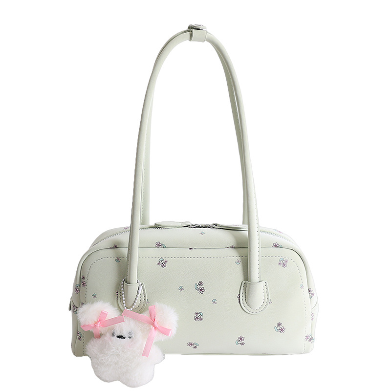 Nicho Zhong diseño flor triturada bolsas de brazo para mujeres 2026 nuevo estilo diario bolsas de hombro estilo coreano estilo extranjero estilo de moda de viaje image 16