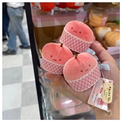 日本san-xコーナー生物スーパーシリーズりんごかわいいぬいぐるみ置物ストラップミニ萌え物