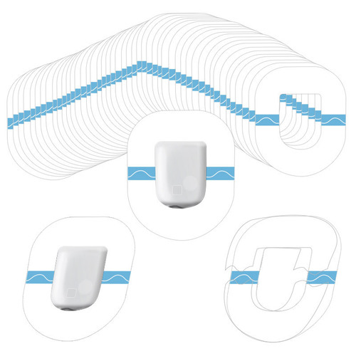 Cross-border best-selling sports anti-slip anti-fall fixing transparent invisible adhesive pad dynamic glucose meter sensor adhesive sticker patch