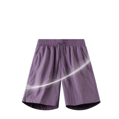Men's Summer Cooling Quick-Dry Basketball Shorts Trendy Simple Five-Pocket Loose Casual Wide Leg Pants