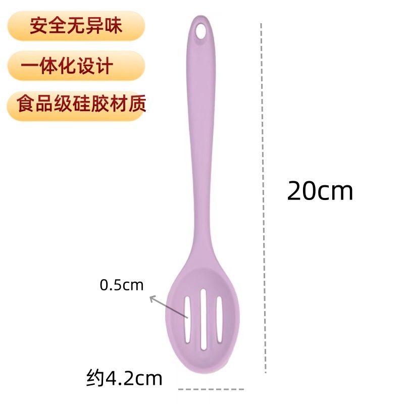 一体型シリコンスパチュラ、ノンスティック専用調理スパチュラ、食品グレードの家庭用フライパンスプーン、高温耐性キッチン用品セット|undefined