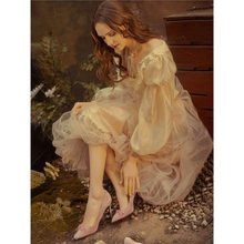 粉色甜美玛丽珍鞋蝴蝶结优雅圆头高跟鞋2025秋季新款精致高跟单鞋