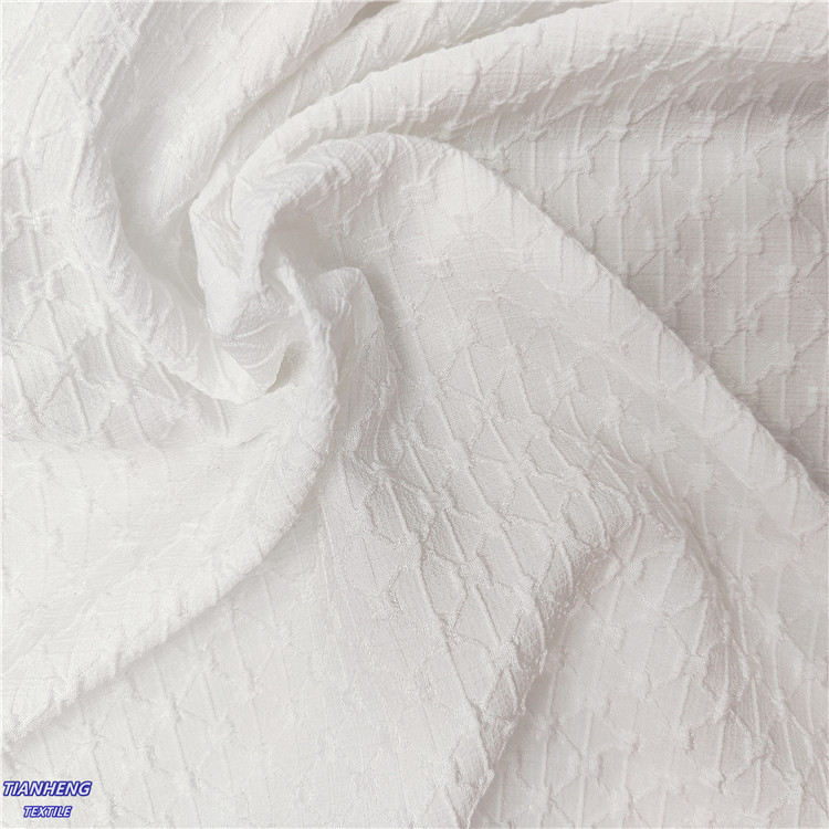 H-1620#涤纶四面弹棋格盘泡泡花 女装童装衬衫连衣裙吊带衫DIY布