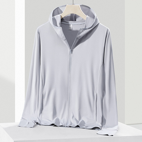 2024 mountain series anti-UV sun protection clothing for women knitted outdoor breathable new style sun protection clothing for men wholesale printed logo