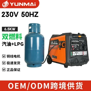 Senjiu ikili yanacaqlı benzin/LPG 220V generator, səssiz, dəyişən tezlikli, portativ