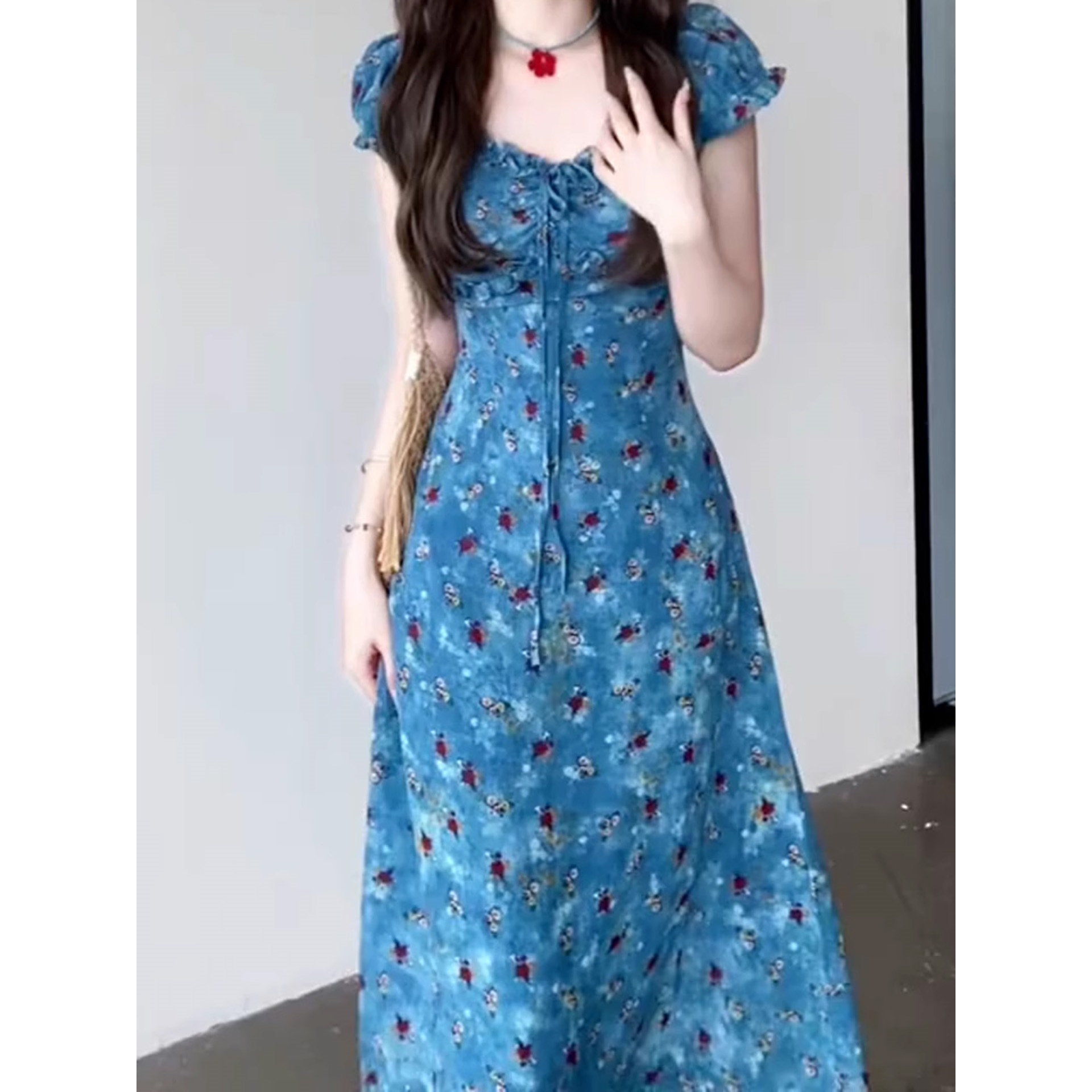 Blue summer dress