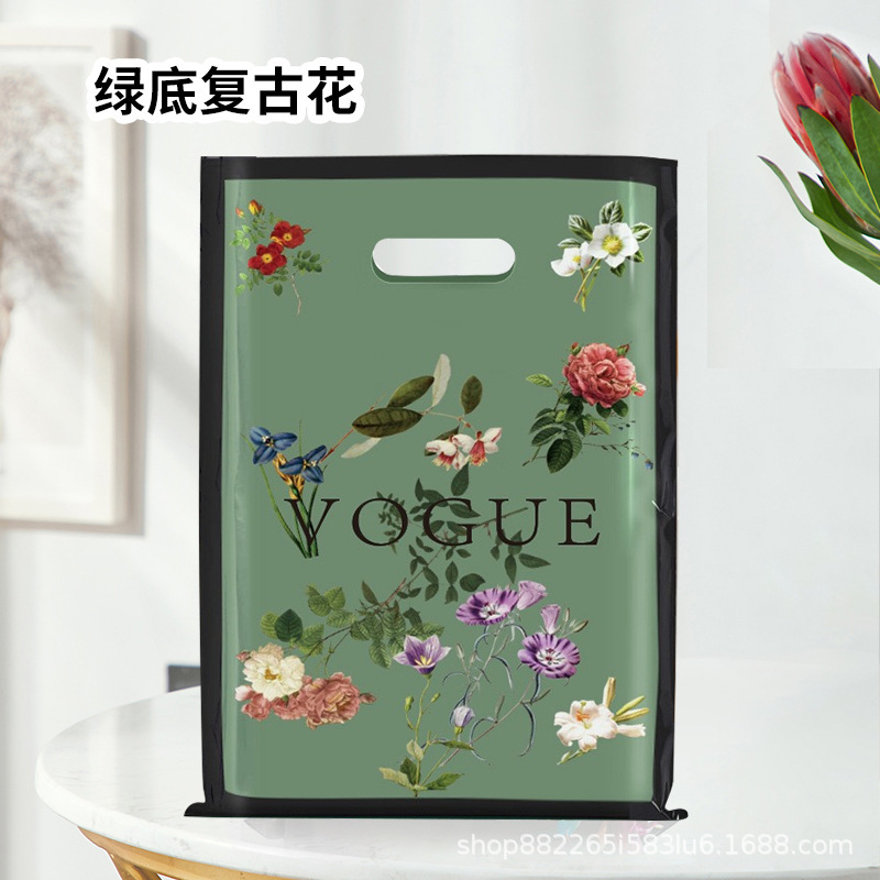 加厚thank you礼品袋高压平口手提袋女装服装购物袋 外贸跨境批发|undefined