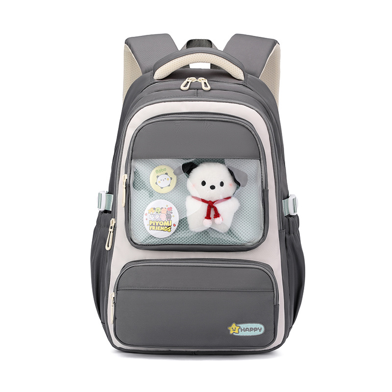 Mochilas escolares transfronterizas de moda de pescado natural para estudiantes de escuela primaria de tercer a sexto grado