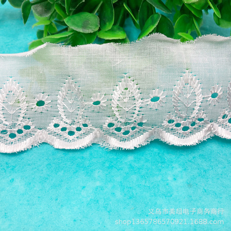 精美棉布刺绣镂空蕾丝花边 裙边布艺袖口手工女装辅料家纺饰品