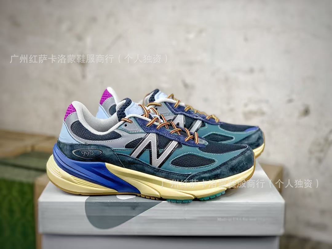 Putian Chunyuan onda zapatillas deportivas NB 990v6 zapatillas de carrera conjuntas para hombres y mujeres zapatos de altura retro