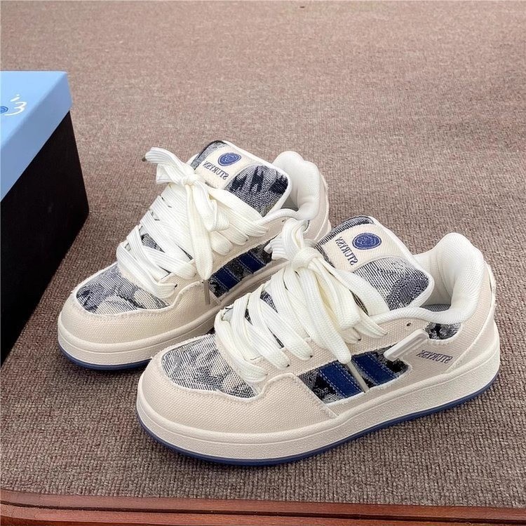 Nicho Zhong zapatos de pan cómodo para mujeres ins tendencia nacional de otoño 2025 nuevos zapatos de mujer deportivos de skate casual para mujeres