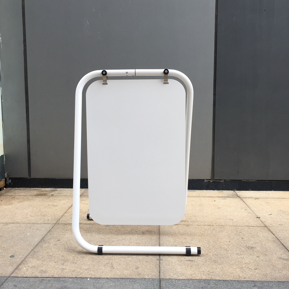 便携式 钢管架双面宣传a屏展架立式落地可折叠海报架 广告牌定制