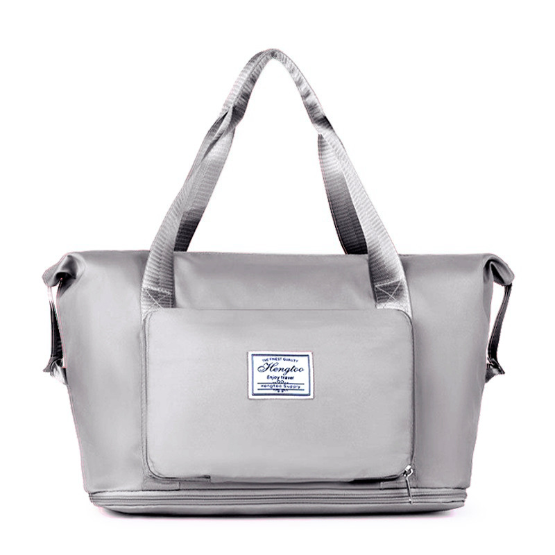 Bolsa deportiva de viaje plegable, gimnasio/yoga, compartimento seco y húmedo