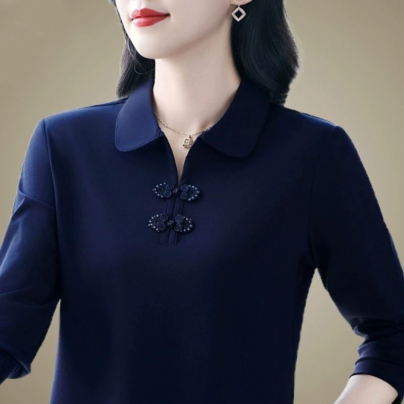 Очистите утечку ~ Хвост 2024 весна и осень новая футболка с длинными рукавами