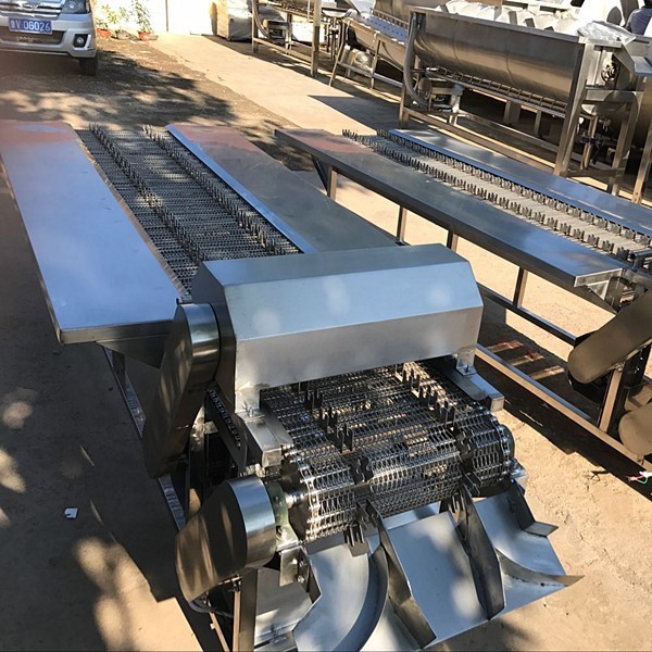 鸡爪自动切割机  泡椒凤爪切割设备 自动输送快速切割